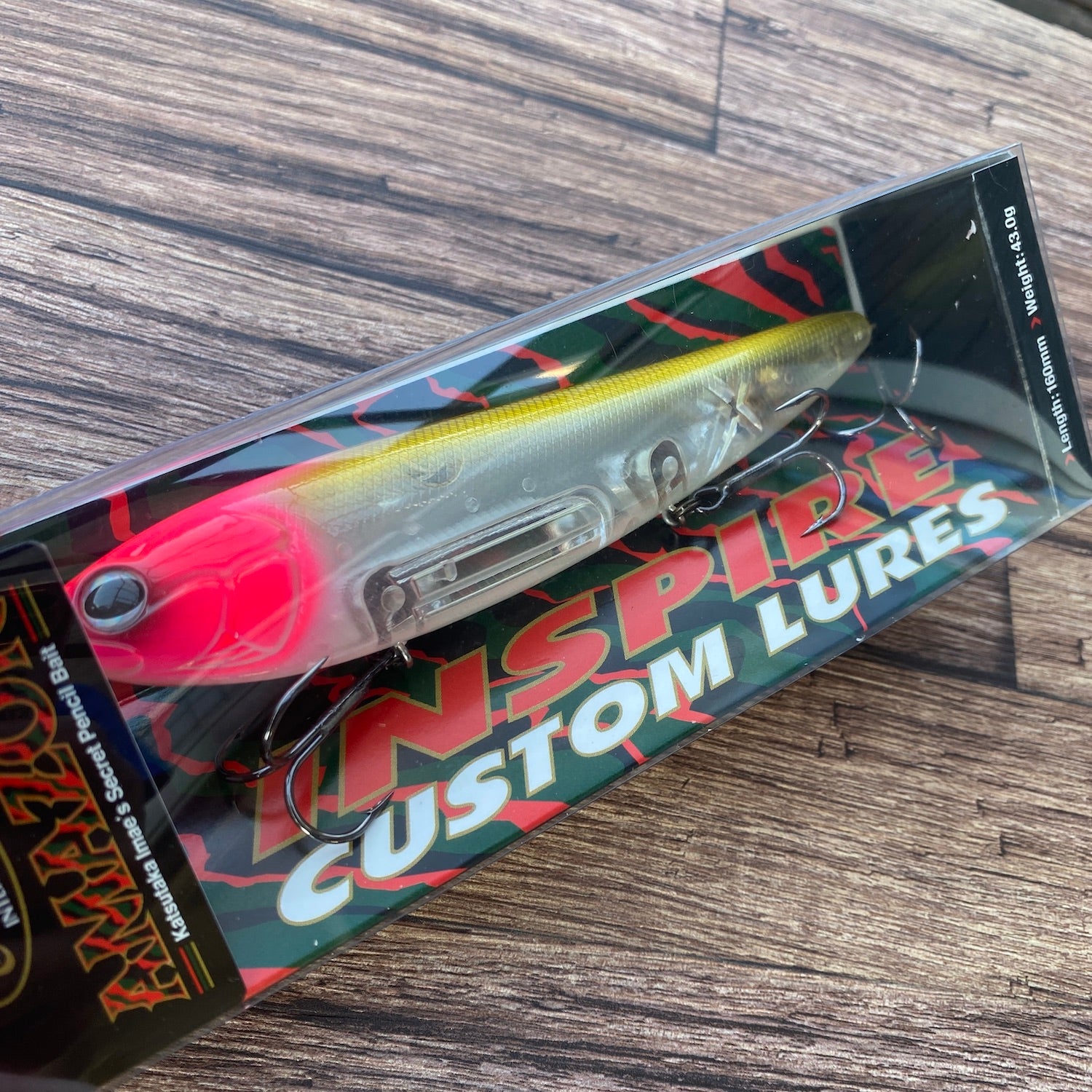 アマゾンペンシル160mm43gのビックベイトペンシル | SaltManWebShop